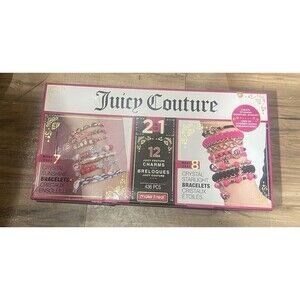 Juicy Couture Make it Real Crystal Sunshine & Starlight Bracelet Kit NEW Ssaled